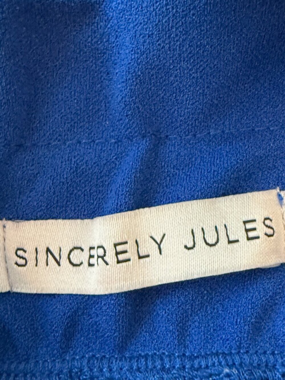 Sincerely Jules Paper Bag Blue Shorts Size Small - Picture 8 of 10
